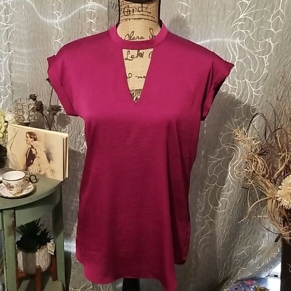 Express Keyhole Style Blouse Size S - Picture 2 of 7